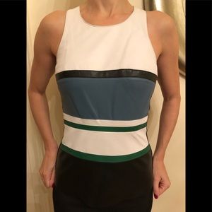 Bailey 44 100% real leather sleeveless top